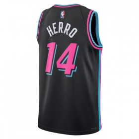 Canotte Uomo Miami Heat Tyler Herro Nike 2025-26 City Edition Nero Swingman